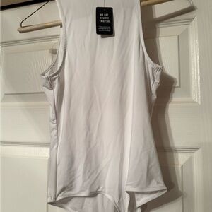 White Sleeveless Top